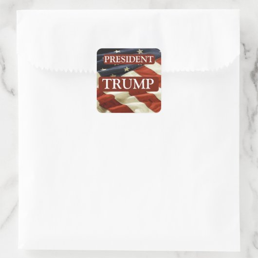 TRUMP 2024 スクエアシール (バッグ)