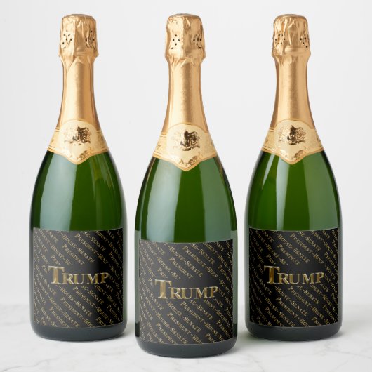 TRUMP 2024 スパークリングワインラベル (ボトル)