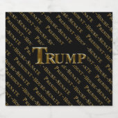 TRUMP 2024 スパークリングワインラベル (シングルラベル)