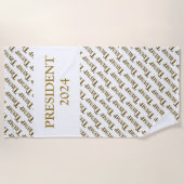 TRUMP 2024 ビーチタオル (正面)