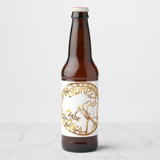 TRUMP 2024 ビールラベル (正面)
