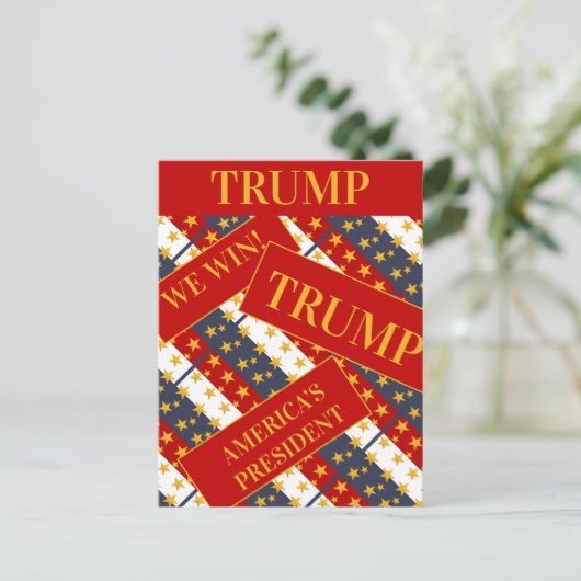 TRUMP 2024 ポストカード (スタンド正面)