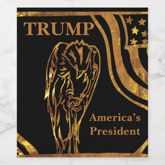 TRUMP 2024 ワインラベル (シングルラベル)