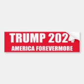 TRUMP 2024 - AMERICA FOREVERMORE バンパーステッカー (正面)