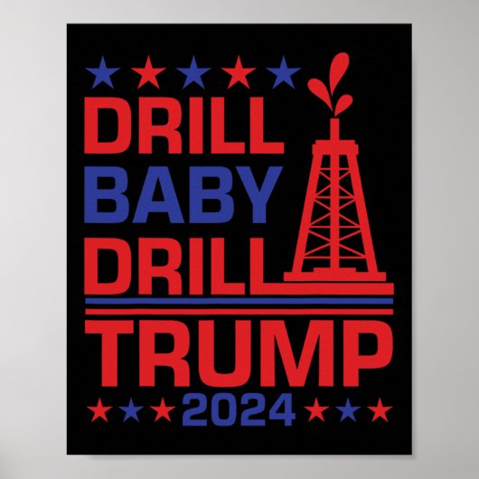 Trump 2024 Drill By3  ポスター (正面)