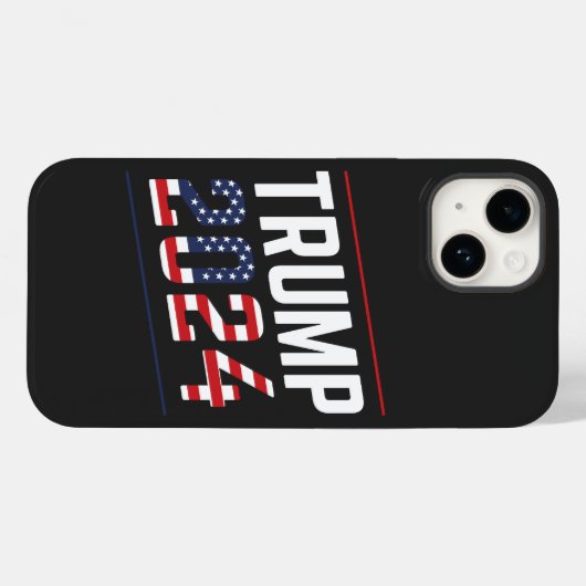 Trump 2024 Fan Design  Case-Mate iPhoneケース (裏面 (横))