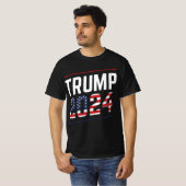 Trump 2024 Fan Design  Tシャツ (正面フル)
