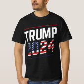 Trump 2024 Fan Design Tシャツ (正面)
