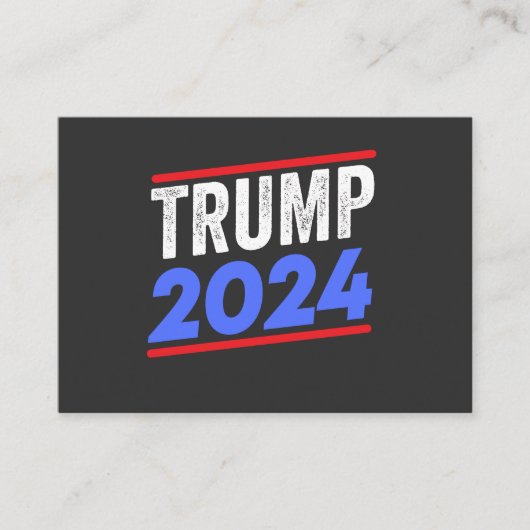Trump 2024 For President Donald Jr. Maga Election 名刺 (正面)