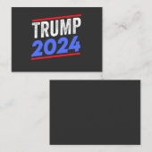 Trump 2024 For President Donald Jr. Maga Election 名刺 (正面/裏面)