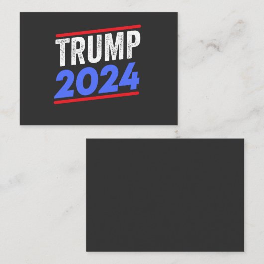 Trump 2024 For President Donald Jr. Maga Election 名刺 (正面/裏面)