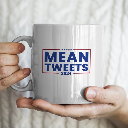 Trump 2024 Mean Tweetsフード付きスウェットシャツ コーヒーマグカップ