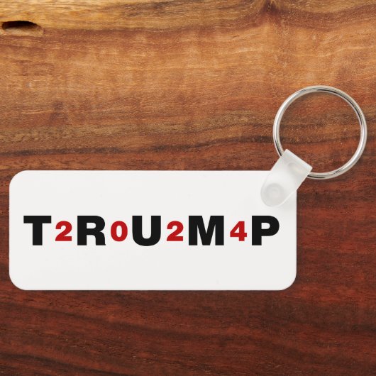 Trump 2024 Red キーホルダー (正面)