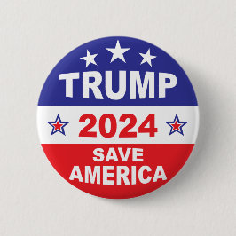 TRUMP 2024 SAVE AMERICA 缶バッジ
