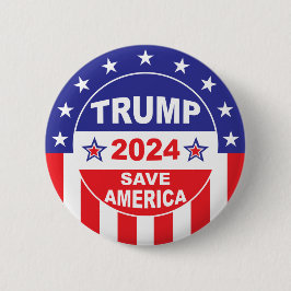 TRUMP 2024 SAVE AMERICA 缶バッジ