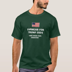 TRUMP 2024 Tシャツの農家 Tシャツ