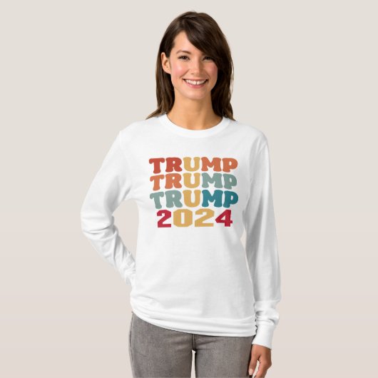 Trump 2024  tシャツ (正面フル)