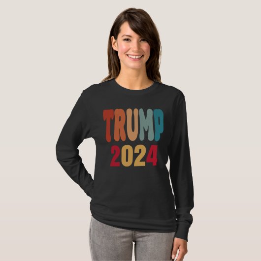 Trump 2024  tシャツ (正面フル)