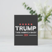 Trump 2024 Take America Back サンキューカード (スタンド正面)