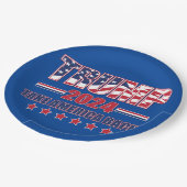 Trump 2024 Take America Back（トランプ2024、アメリカを取り戻す） ペーパープレート (アングル)
