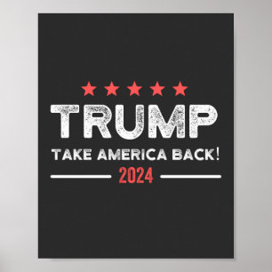 Trump 2024 Take America Back ポスター