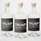 Trump 2024 Take America Back リキュールボトルラベル (ボトル)