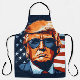 Trump 2024 - USA - Make America Great Again エプロン