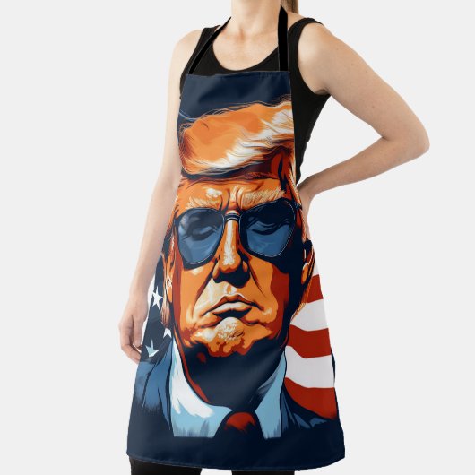 Trump 2024 - USA - Make America Great Again エプロン (インサイチュ)