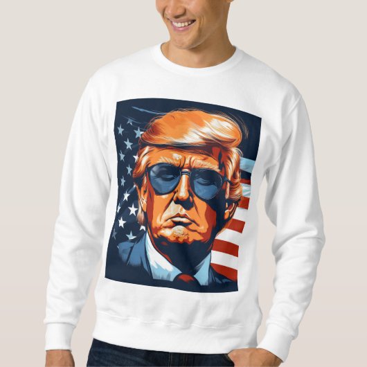 Trump 2024 - USA - Make America Great Again スウェットシャツ (正面)