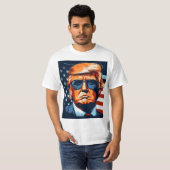 Trump 2024 - USA - Make America Great Again Tシャツ (正面フル)