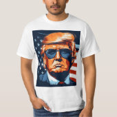Trump 2024 - USA - Make America Great Again Tシャツ (正面)