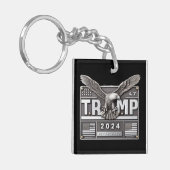 TRUMP 2024 with an Eagle キーホルダー (正面左)