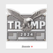 TRUMP 2024 with an Eagle シール (シート)