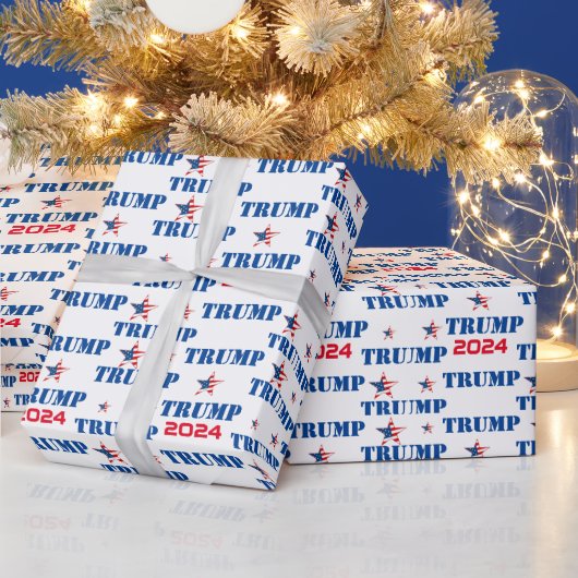 Trump 2024 Wrapping Paper ラッピングペーパー (クリスマス)