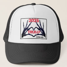 "TRUMP 2025"スカルハンドT