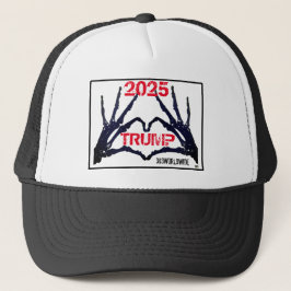 "TRUMP 2025"スカルハンドT キャップ