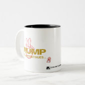 TRUMP 2: "サーガは続く" ツートーンマグカップ (正面左)