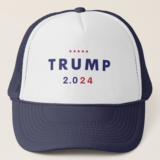 Trump 2.0 2024トラッカーハット キャップ (正面)