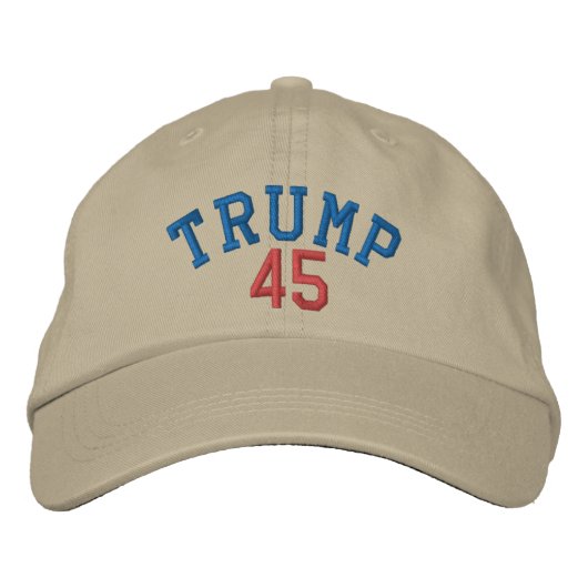 TRUMP 45フレックスCAP 刺繍入りキャップ (正面)