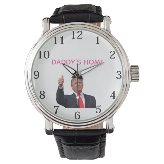Trump 45-47 Daddy's Home  腕時計 (正面)