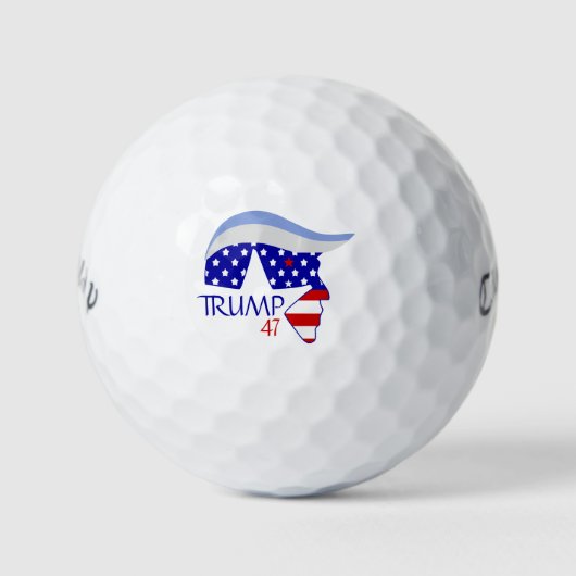 Trump 47 Golf Balls ゴルフボール (正面)
