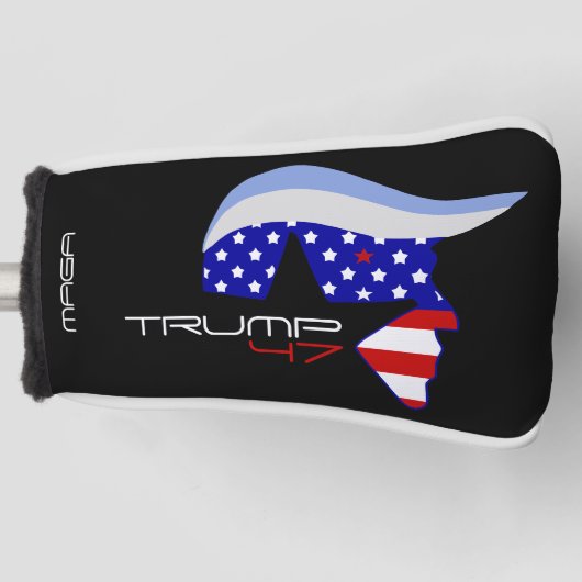 Trump 47 Maga Golf Head Cover ゴルフヘッドカバー (正面)