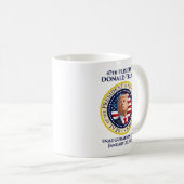 Trump 47th president inauguration day コーヒーマグカップ (正面右)