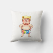 trump à la plage クッション (裏面)