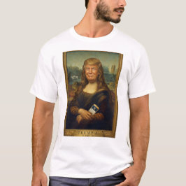 Trump-a-Lisa Classic Art Parody | Political Cartoo Tシャツ