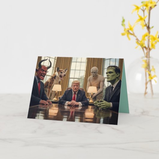 Trump Advisors Greeting Card カード (黄色い花)