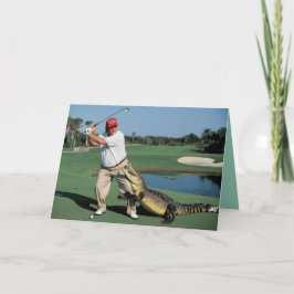 Trump Alligator Greeting Card カード