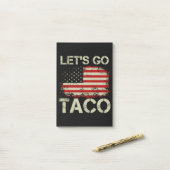 Trump Always Chickens Out Let's Go Taco ポストイット (デスク上)