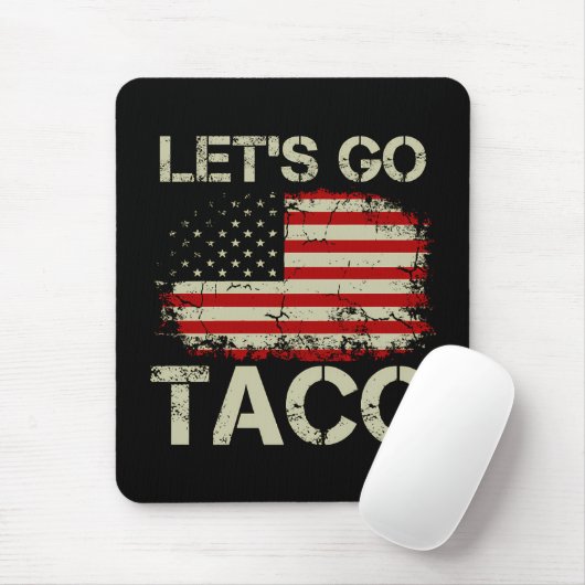 Trump Always Chickens Out Let's Go Taco マウスパッド (マウス)