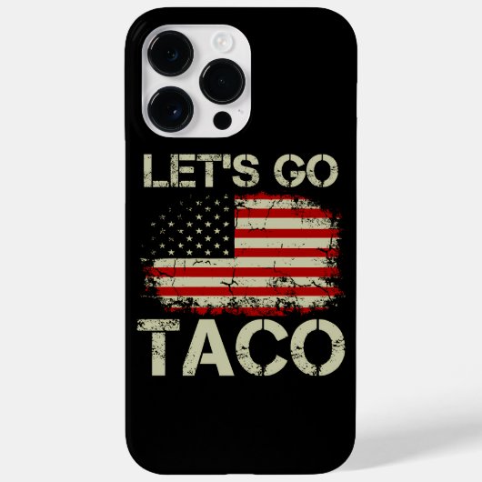 Trump Always Chickens Out Let's Go Taco Case-Mate iPhoneケース (裏面)